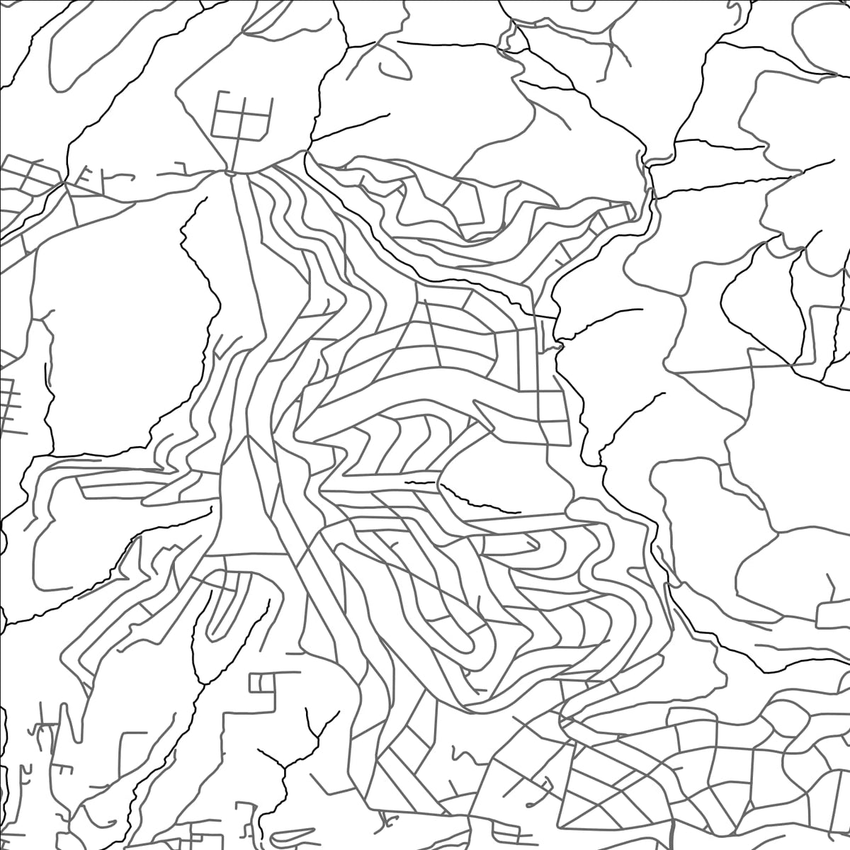 ROAD MAP OF NTRÁFI, GREECE BY MAPAKES