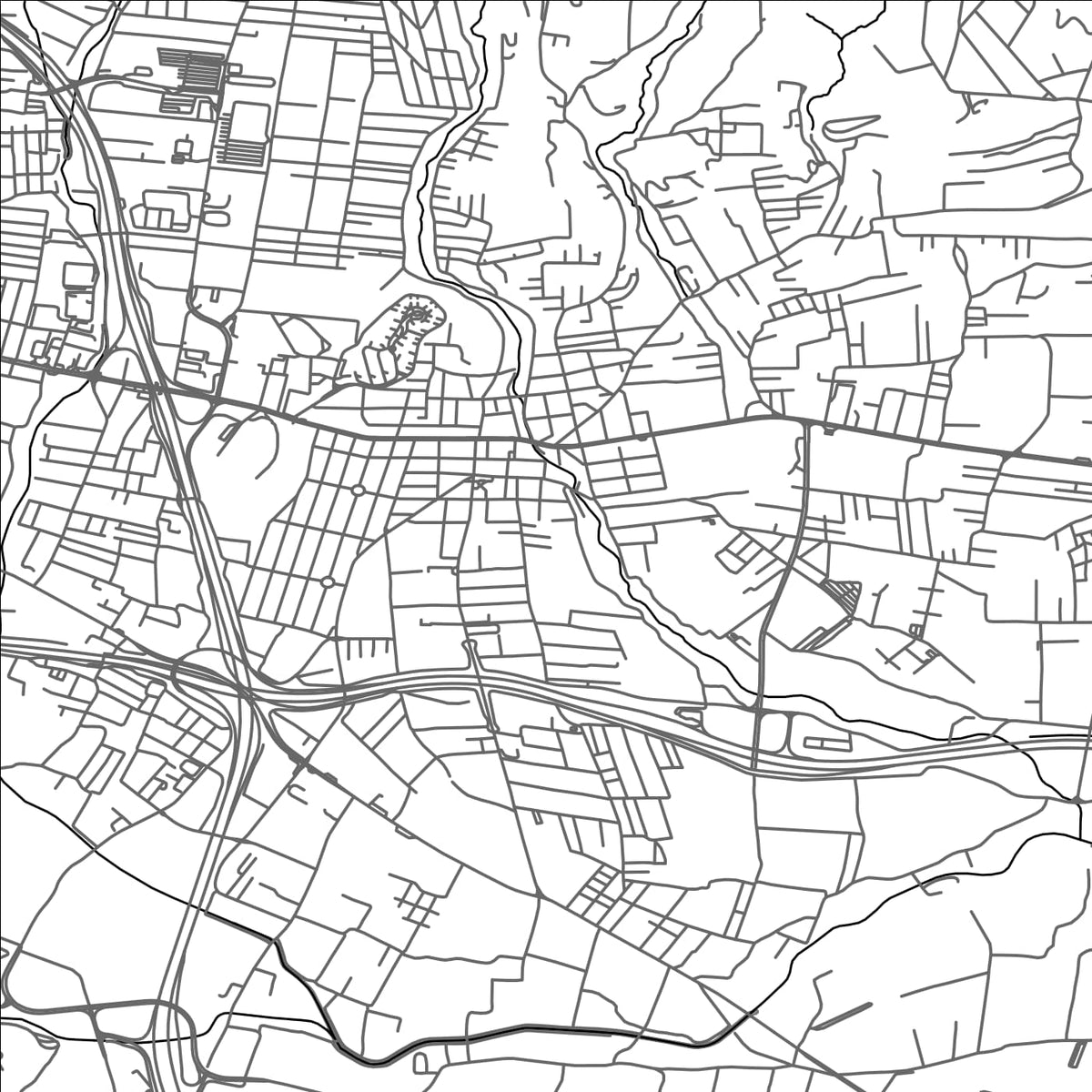 ROAD MAP OF PALLÍNI, GREECE BY MAPAKES