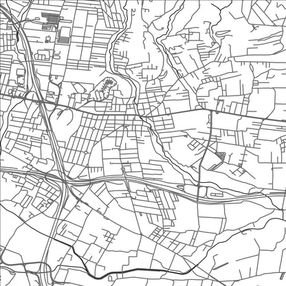 ROAD MAP OF PALLÍNI, GREECE BY MAPAKES