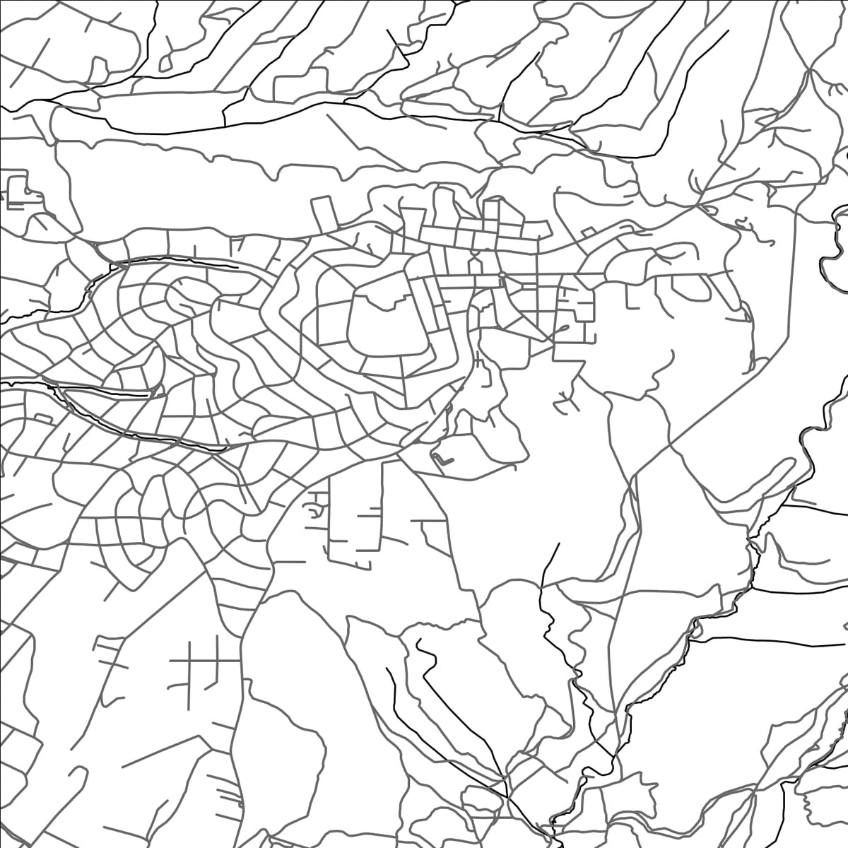 ROAD MAP OF PANÓRAMA, GREECE BY MAPAKES