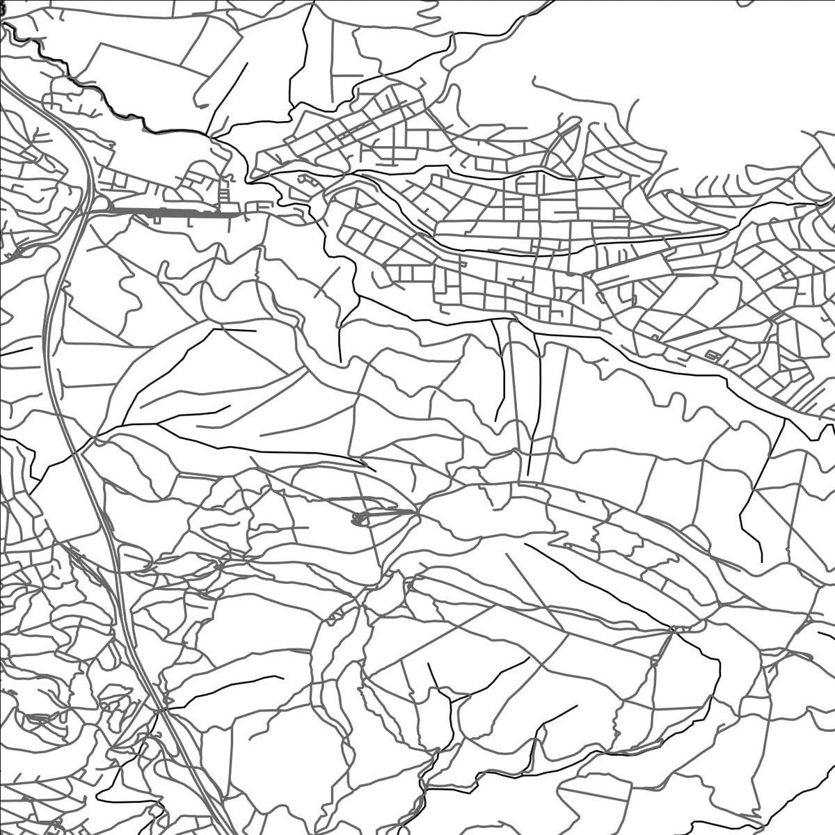 ROAD MAP OF PÉFKA, GREECE BY MAPAKES