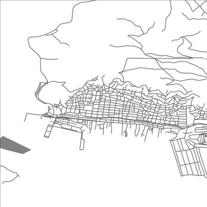ROAD MAP OF PÉRAMA(ATHENS), GREECE BY MAPAKES