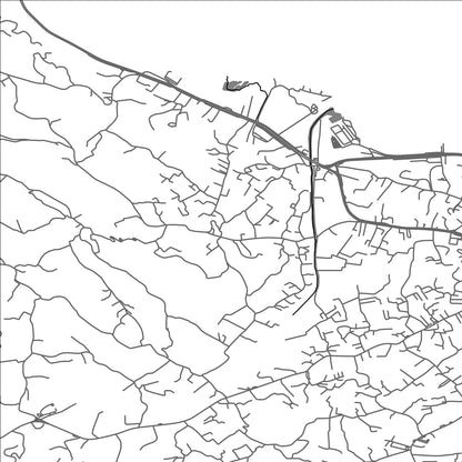 ROAD MAP OF POTAMÓS, GREECE BY MAPAKES