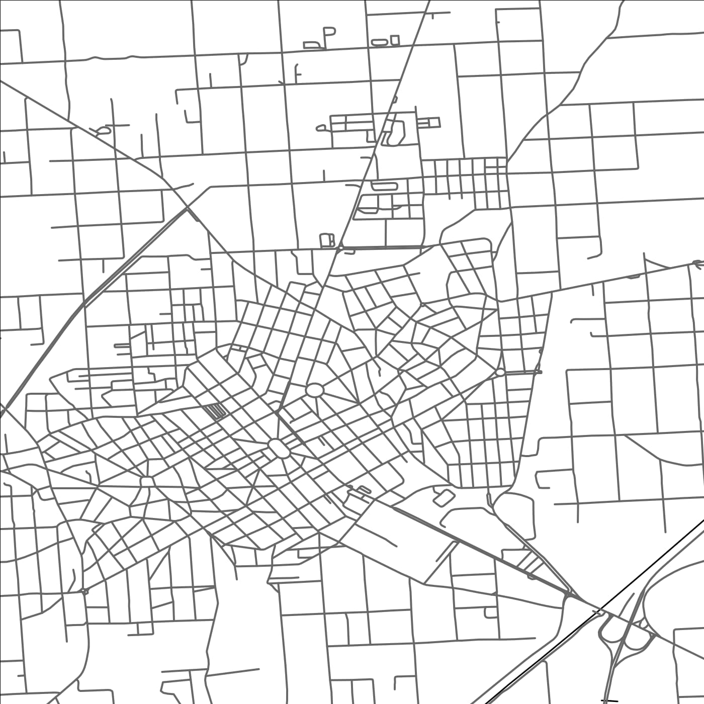 ROAD MAP OF PTOLEMAÍDA, GREECE BY MAPAKES