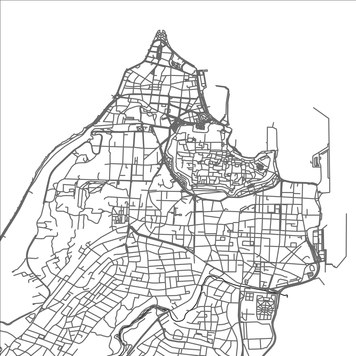 ROAD MAP OF RÓDOS, GREECE BY MAPAKES