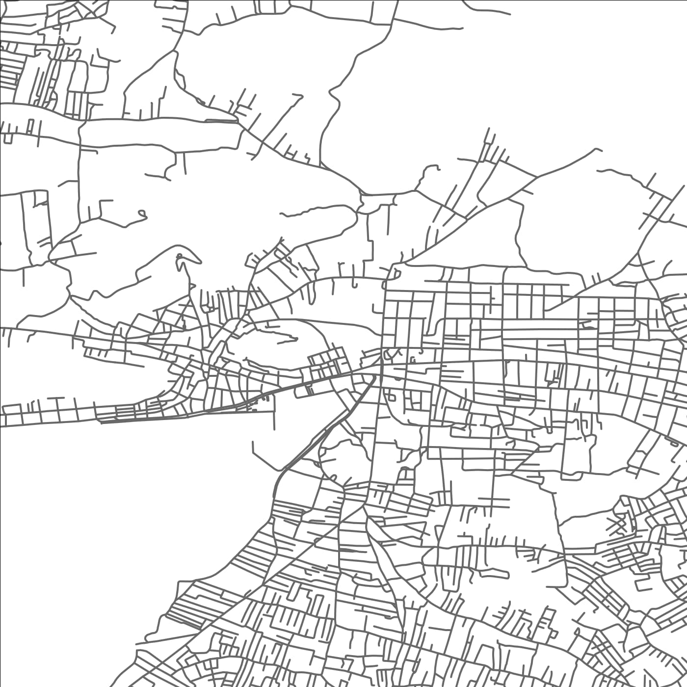 ROAD MAP OF SALAMÍNA, GREECE BY MAPAKES