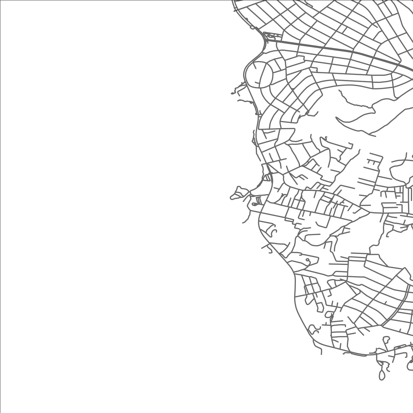 ROAD MAP OF SARONÍDA, GREECE BY MAPAKES