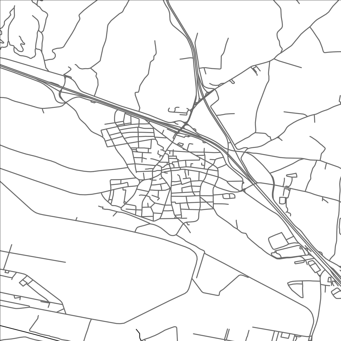 ROAD MAP OF SCHIMATÁRI, GREECE BY MAPAKES