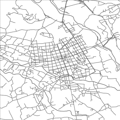 ROAD MAP OF SPÁRTI, GREECE BY MAPAKES