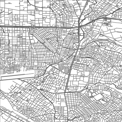 ROAD MAP OF STAVROÚPOLI, GREECE BY MAPAKES