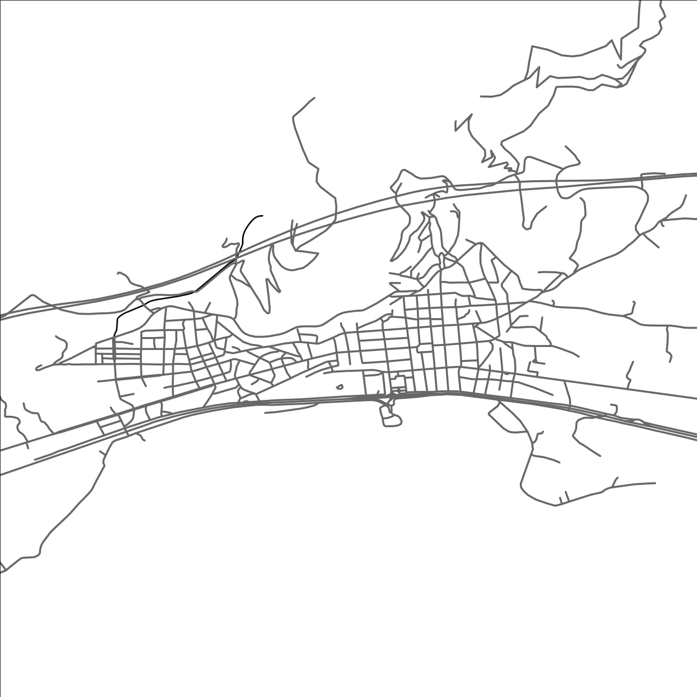 ROAD MAP OF STYLÍDA, GREECE BY MAPAKES