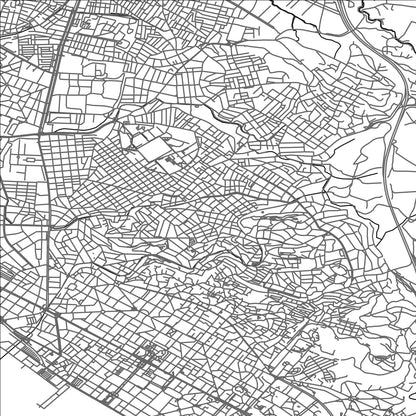 ROAD MAP OF SYKIÉS, GREECE BY MAPAKES