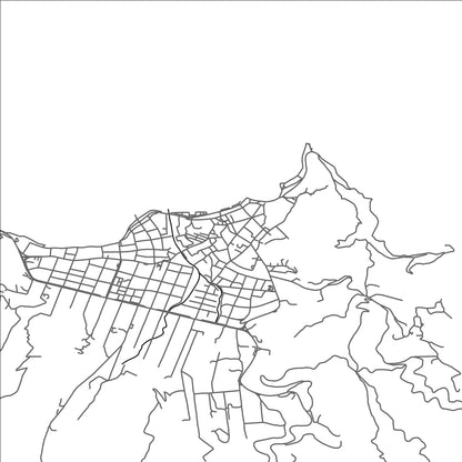 ROAD MAP OF THÁSOS, GREECE BY MAPAKES