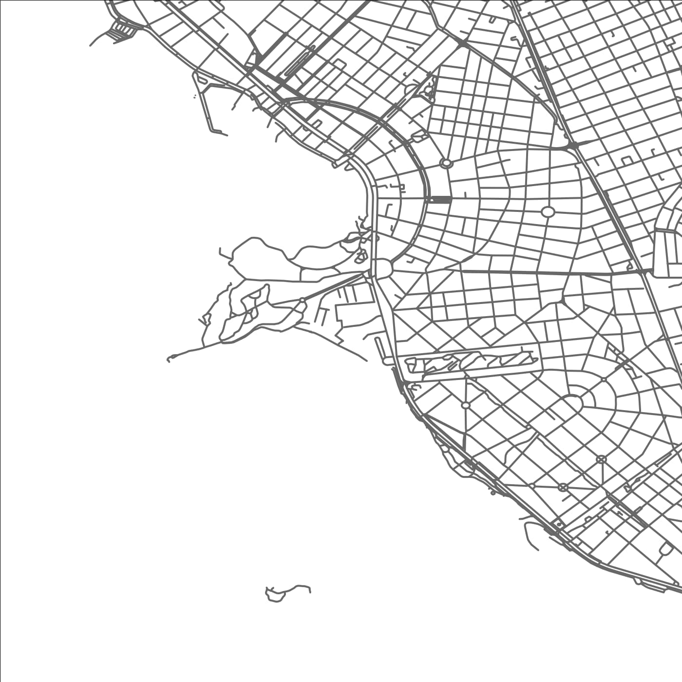 ROAD MAP OF VOÚLA, GREECE BY MAPAKES