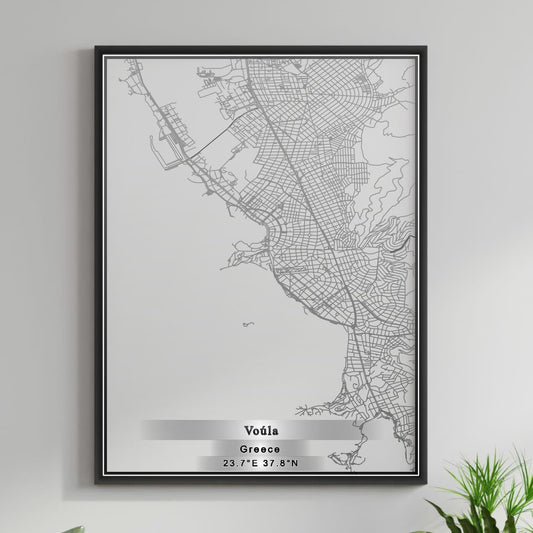 ROAD MAP OF VOÚLA, GREECE BY MAPAKES