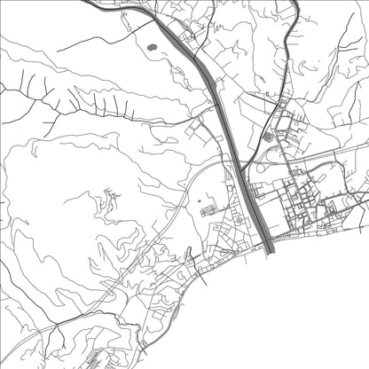 ROAD MAP OF ALBISOLA MARINA, ITALY BY MAPBAKES