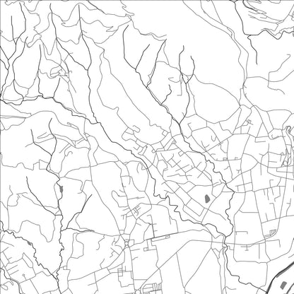 ROAD MAP OF ALMENNO SAN SALVATORE, ITALY BY MAPBAKES