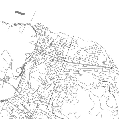 ROAD MAP OF ANCONA, ITALY BY MAPBAKES