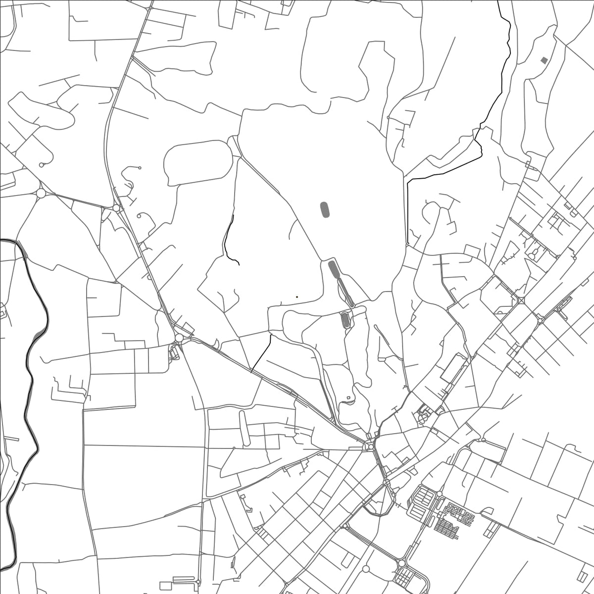 ROAD MAP OF ARCORE, ITALY BY MAPBAKES