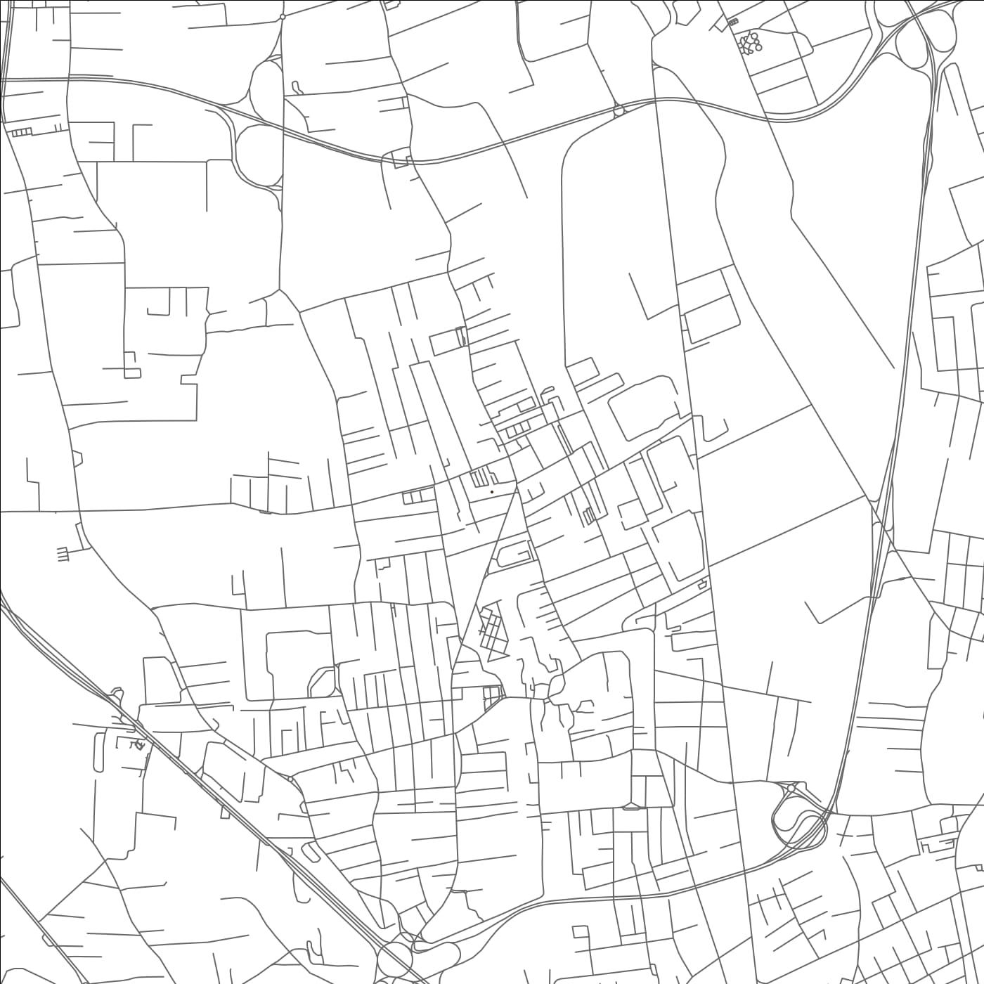 ROAD MAP OF ARZANO, ITALY BY MAPBAKES