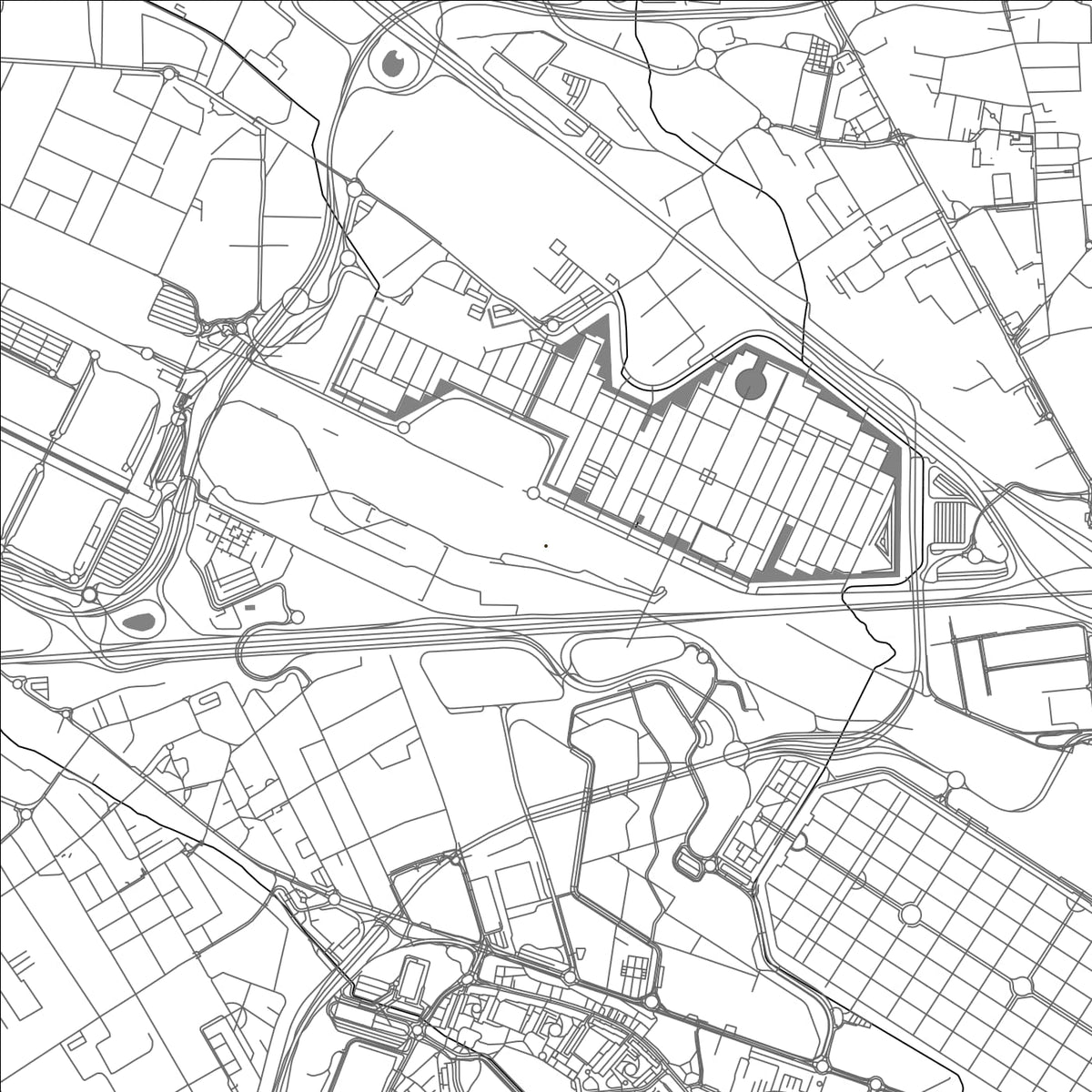 ROAD MAP OF BARANZATE, ITALY BY MAPBAKES
