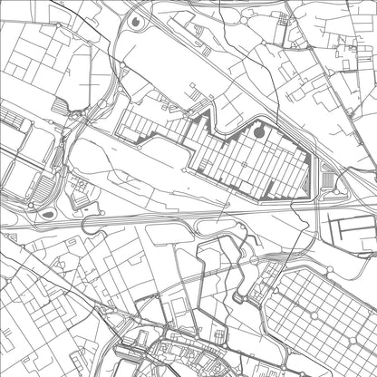 ROAD MAP OF BARANZATE, ITALY BY MAPBAKES