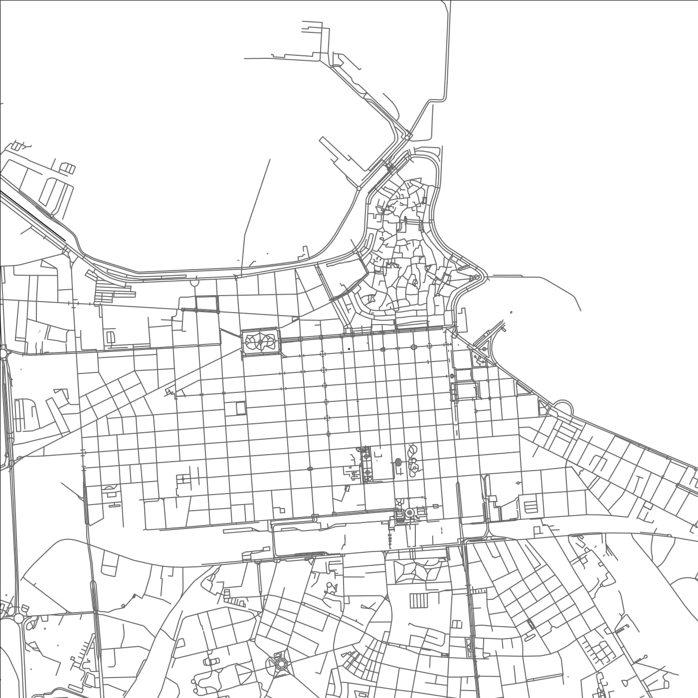 ROAD MAP OF BARI, ITALY BY MAPBAKES