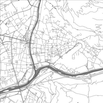 ROAD MAP OF BOLZANO, ITALY BY MAPBAKES