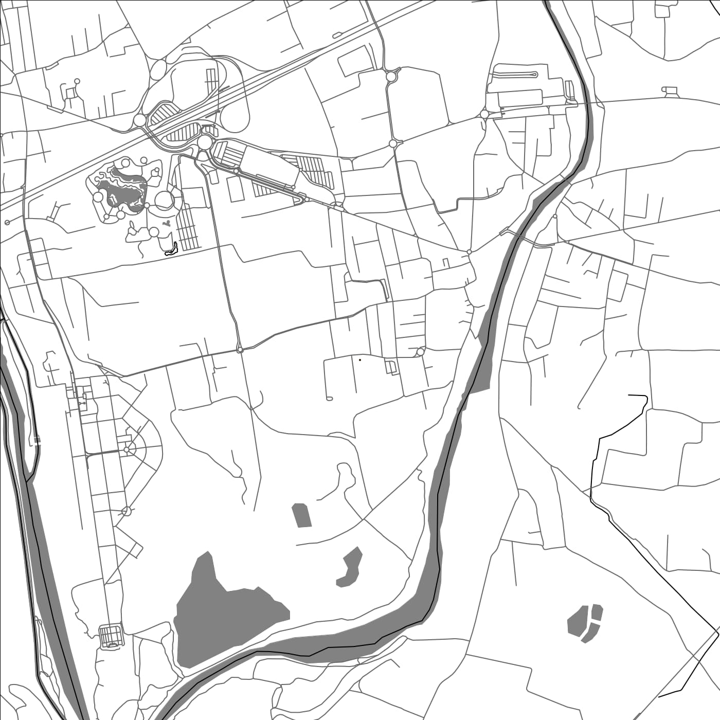 ROAD MAP OF BREMBATE, ITALY BY MAPBAKES