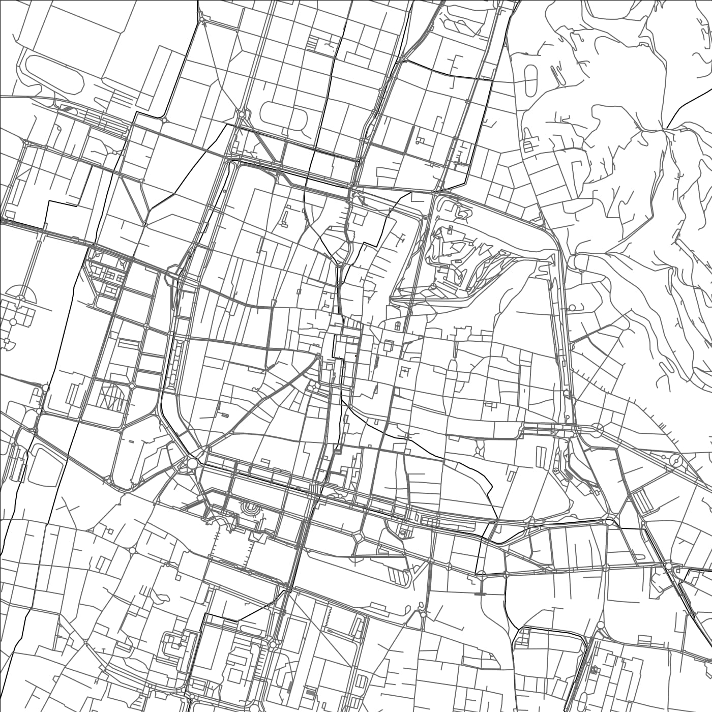 ROAD MAP OF BRESCIA, ITALY BY MAPBAKES