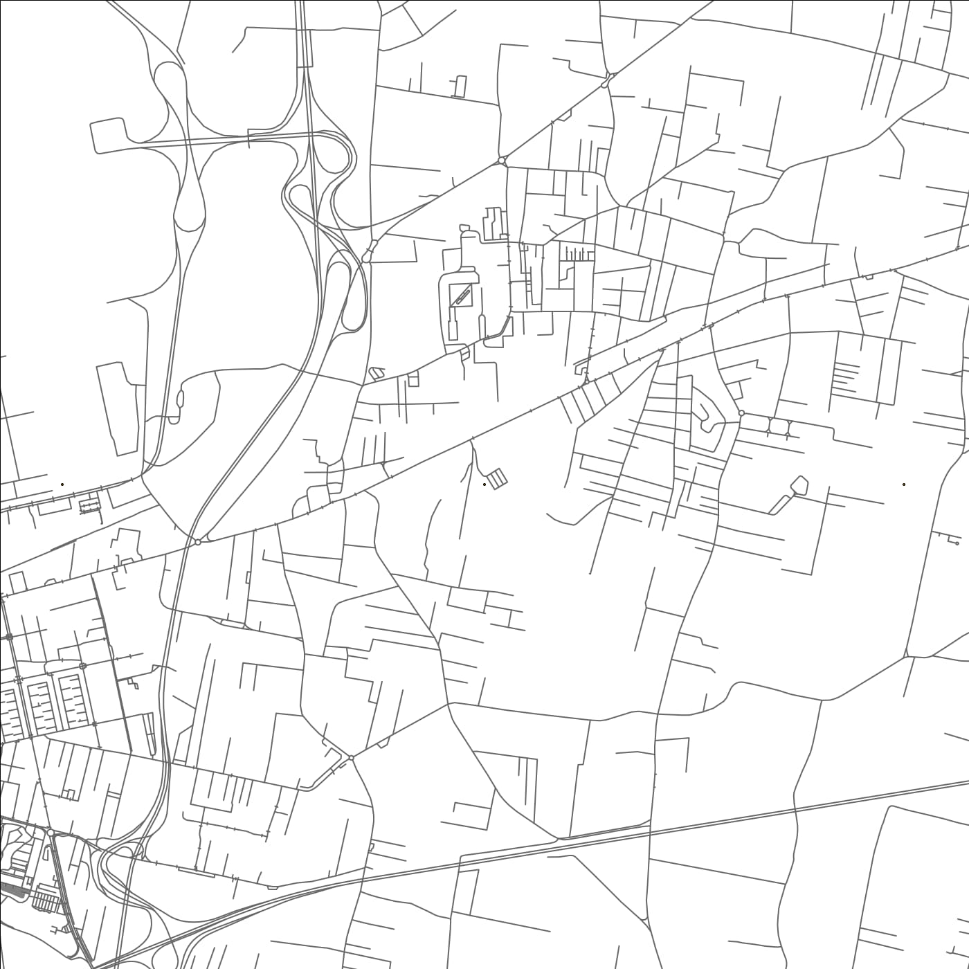 ROAD MAP OF BRUSCIANO, ITALY BY MAPBAKES