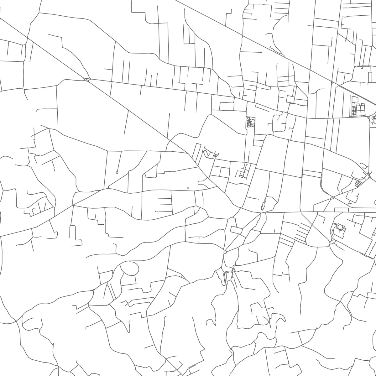 ROAD MAP OF CALVIZZANO, ITALY BY MAPBAKES