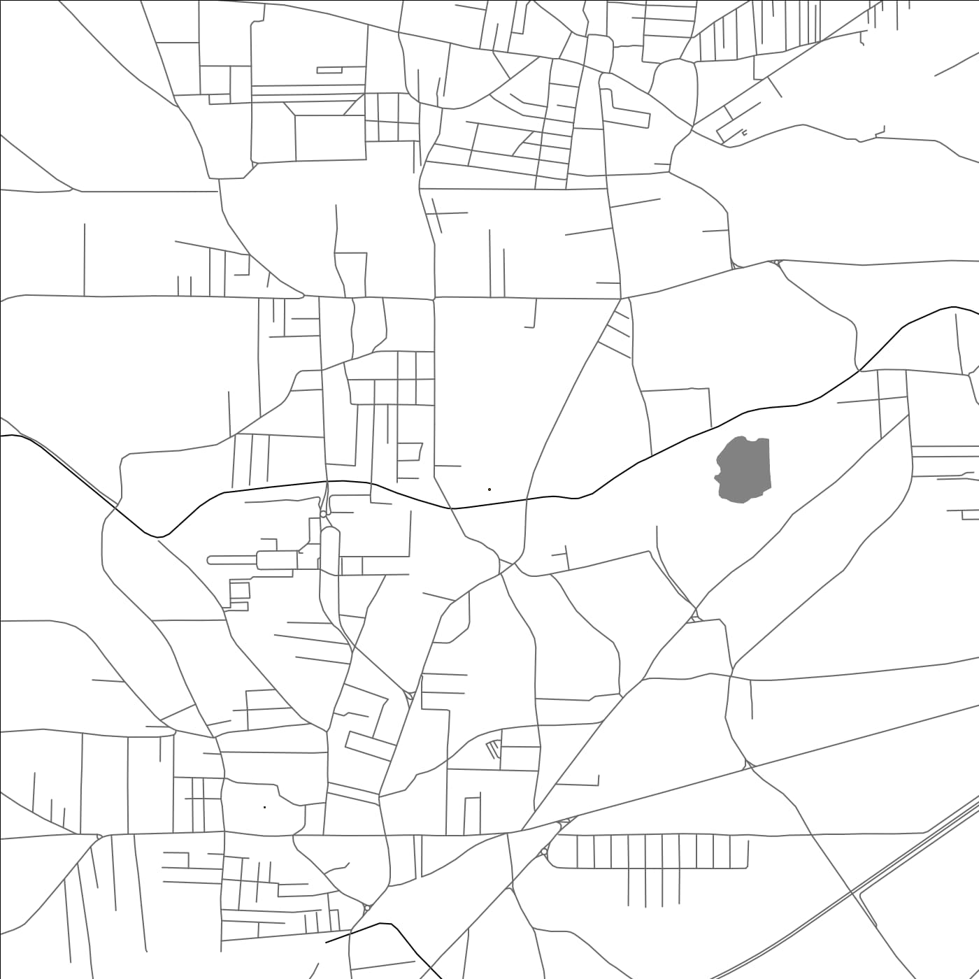 ROAD MAP OF CAMPOSANO, ITALY BY MAPBAKES