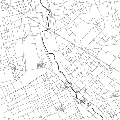 ROAD MAP OF CASTELLANZA, ITALY BY MAPBAKES