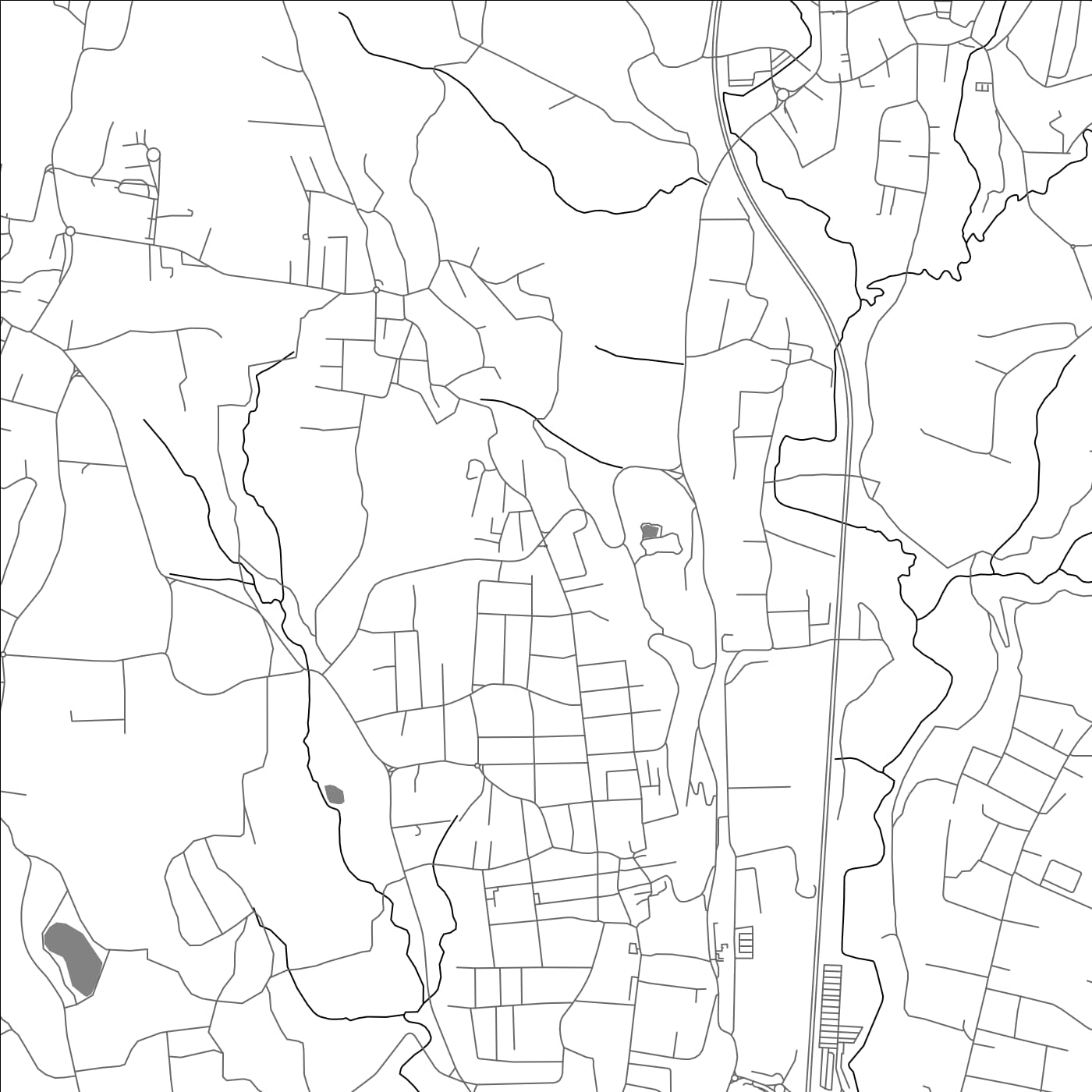 ROAD MAP OF CASTRONNO, ITALY BY MAPBAKES