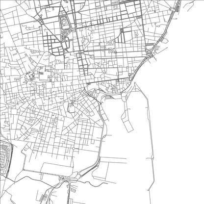 ROAD MAP OF CATANIA, ITALY BY MAPBAKES