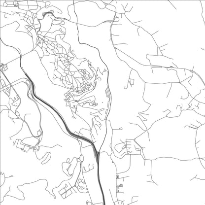 ROAD MAP OF CATANZARO, ITALY BY MAPBAKES