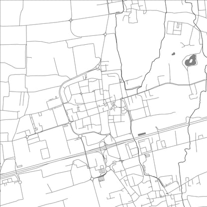 ROAD MAP OF CAVENAGO DI BRIANZA, ITALY BY MAPBAKES