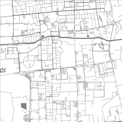 ROAD MAP OF CERNUSCO SUL NAVIGLIO, ITALY BY MAPBAKES