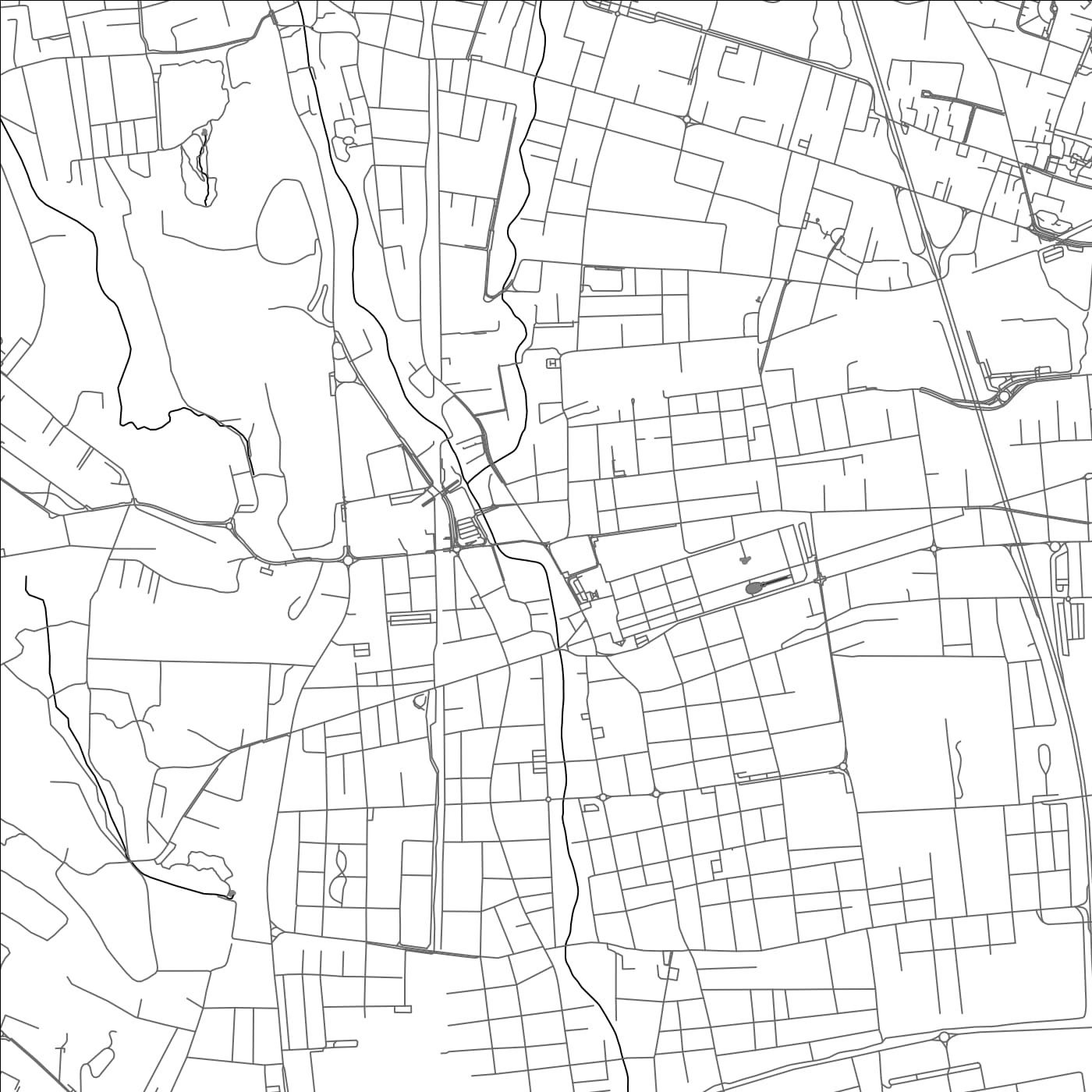 ROAD MAP OF CESANO MADERNO, ITALY BY MAPBAKES