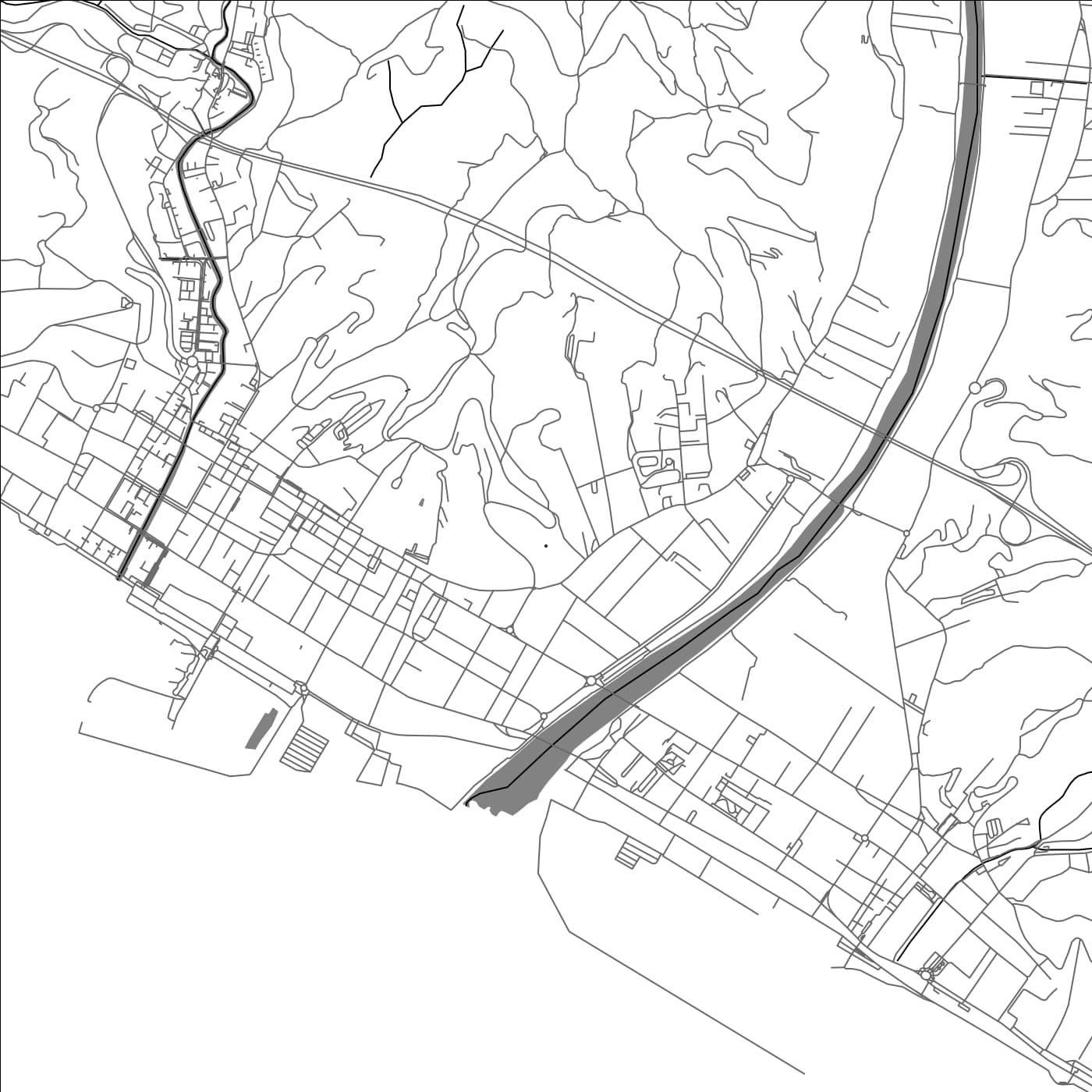 ROAD MAP OF CHIAVARI, ITALY BY MAPBAKES