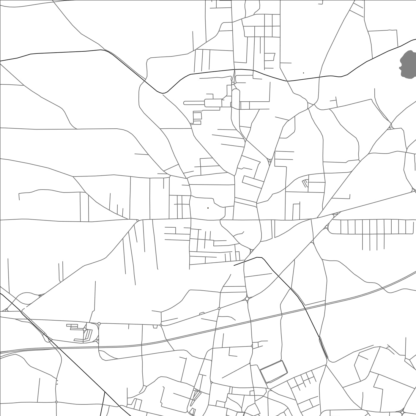 ROAD MAP OF CIMITILE, ITALY BY MAPBAKES