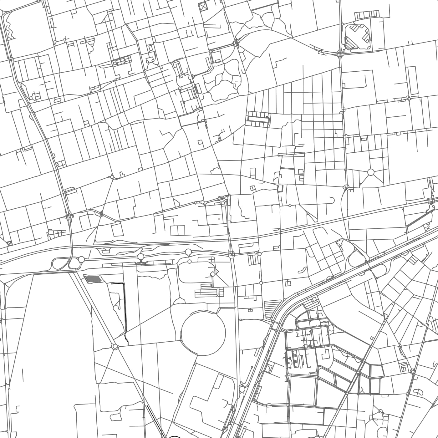 ROAD MAP OF CINISELLO BALSAMO, ITALY BY MAPBAKES