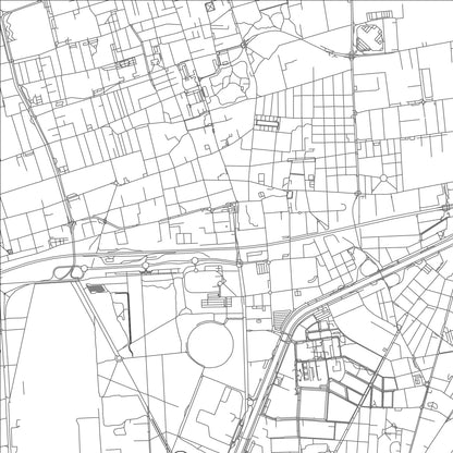 ROAD MAP OF CINISELLO BALSAMO, ITALY BY MAPBAKES