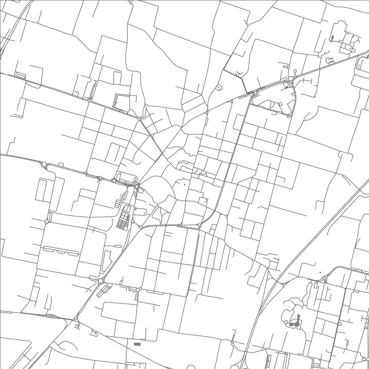 ROAD MAP OF CONCOREZZO, ITALY BY MAPBAKES