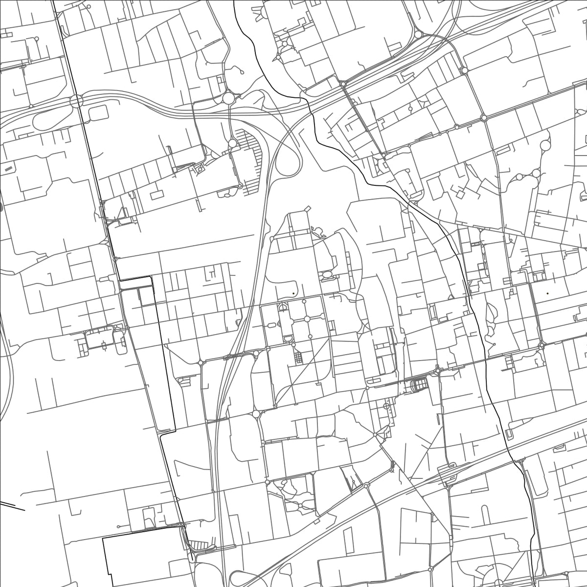 ROAD MAP OF CORMANO, ITALY BY MAPBAKES