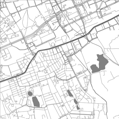 ROAD MAP OF CORSICO, ITALY BY MAPBAKES