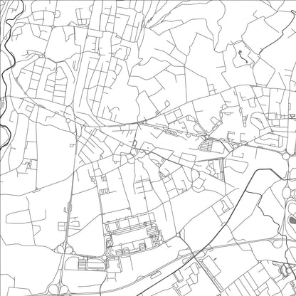 ROAD MAP OF CURNO, ITALY BY MAPBAKES