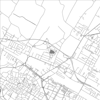 ROAD MAP OF FORLI, ITALY BY MAPBAKES