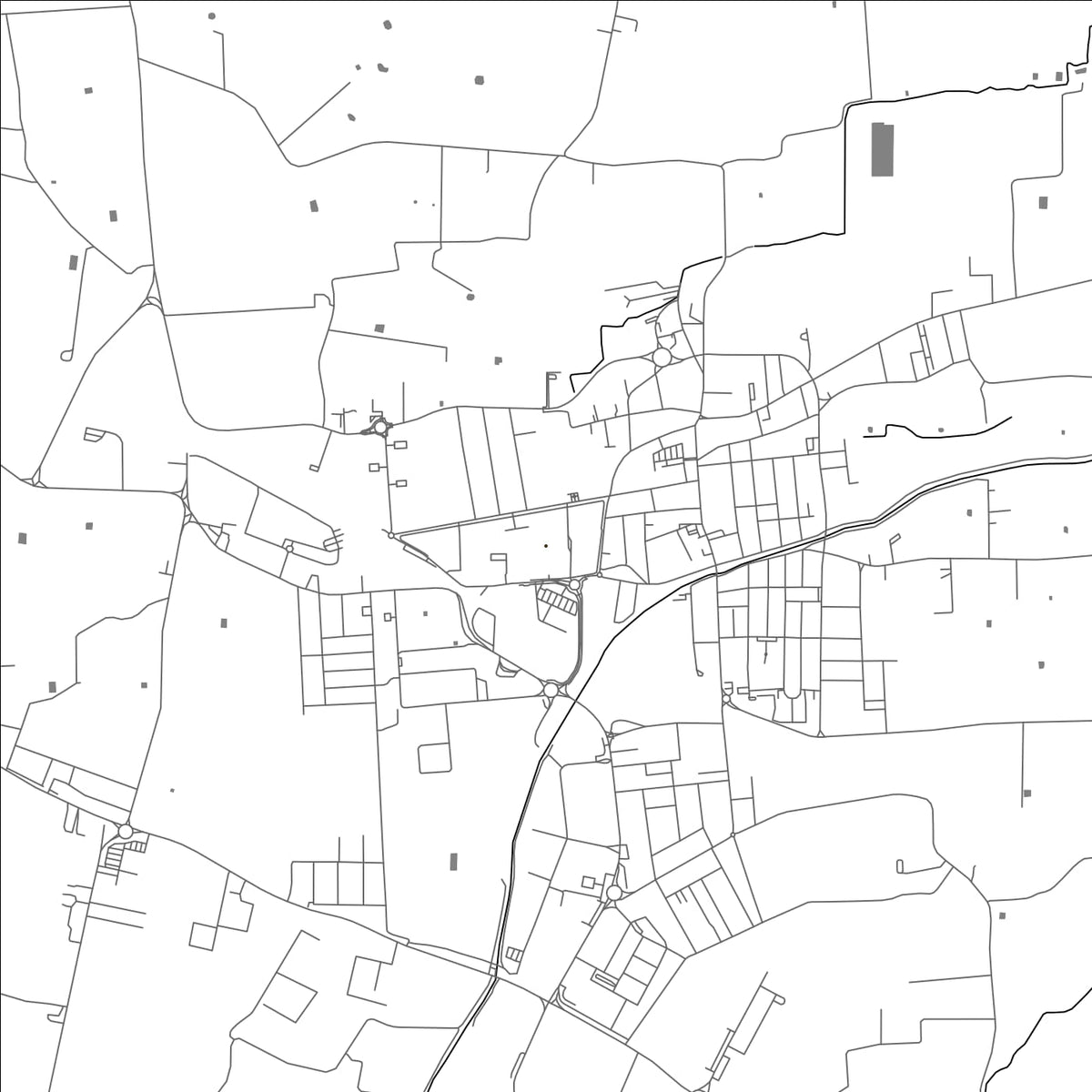 ROAD MAP OF GAMBETTOLA, ITALY BY MAPBAKES